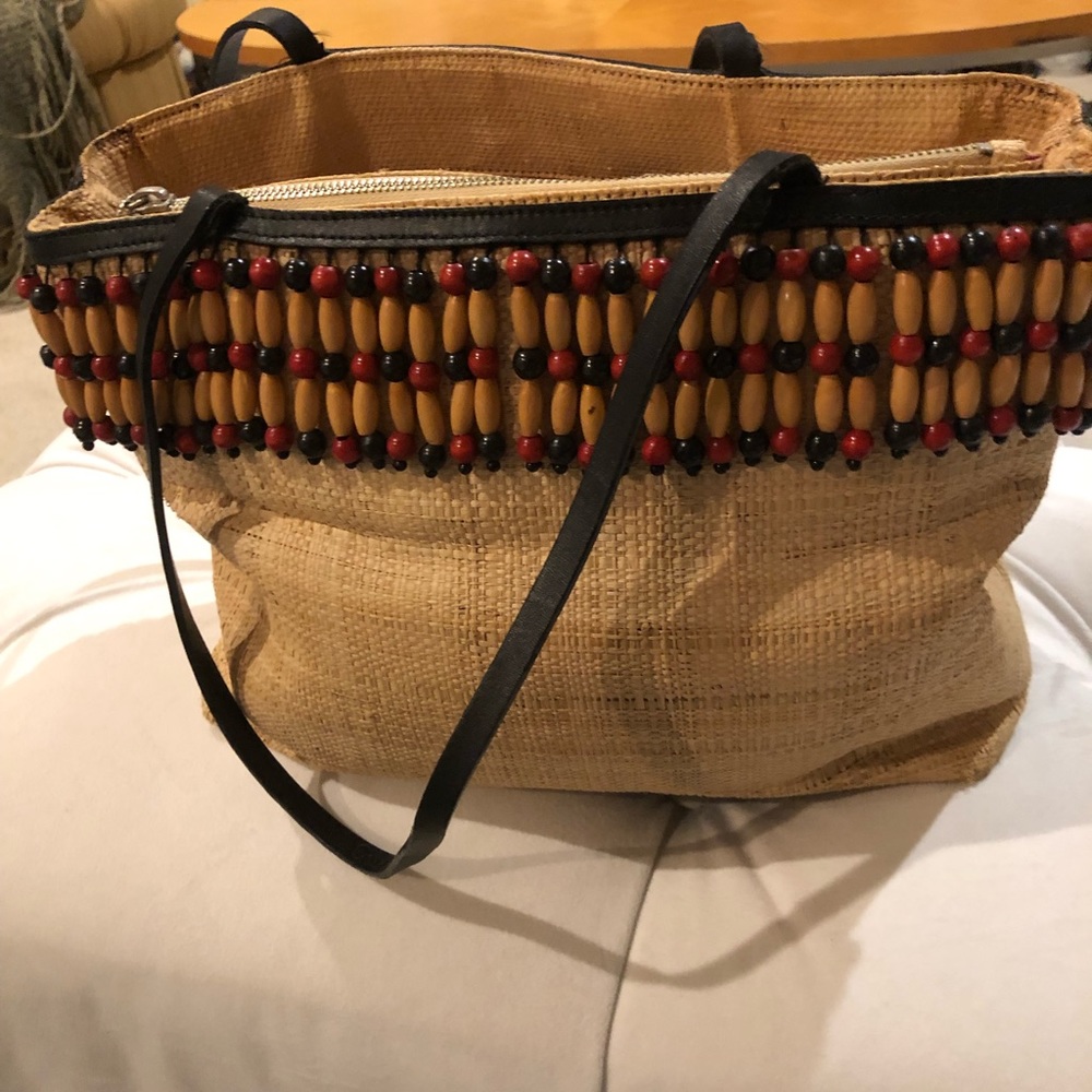 Straw bag